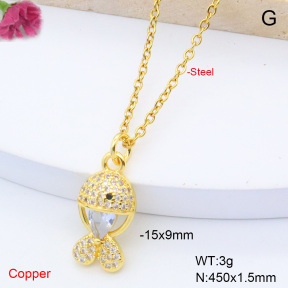 F6N408455vail-L017  Fashion Copper Necklace