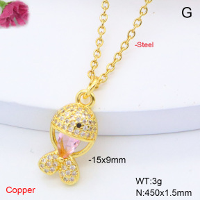 F6N408456vail-L017  Fashion Copper Necklace