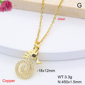 F6N408457vail-L017  Fashion Copper Necklace