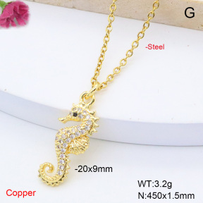 F6N408459vail-L017  Fashion Copper Necklace