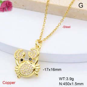 F6N408463vail-L017  Fashion Copper Necklace