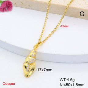 F6N408467vail-L017  Fashion Copper Necklace