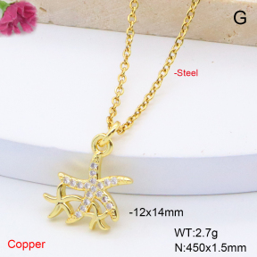 F6N408468vail-L017  Fashion Copper Necklace
