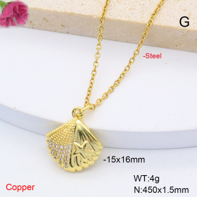 F6N408474aajl-L017  Fashion Copper Necklace