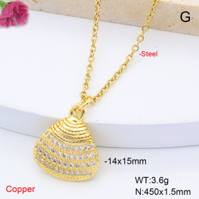 F6N408475avja-L017  Fashion Copper Necklace