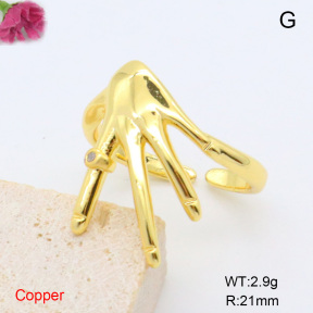 F6R200285baka-L017  Fashion Copper Ring