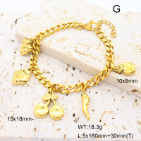 6B2004335vhnv-908  Stainless Steel Bracelet  nostock