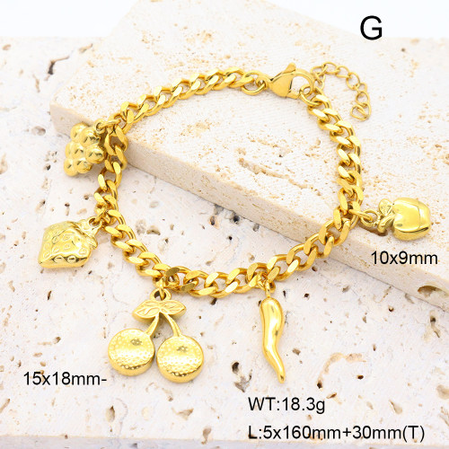 6B2004335vhnv-908  Stainless Steel Bracelet