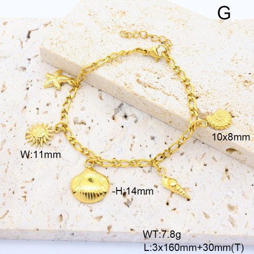 6B2004352vhmv-908  Stainless Steel Bracelet  nostock