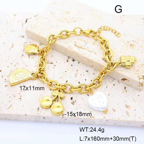6B3002329vhnv-908  Stainless Steel Bracelet  nostock