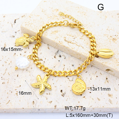 6B3002339ahlv-908  Stainless Steel Bracelet  nostock