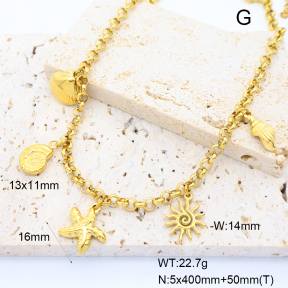6N2005094vihb-908  Stainless Steel Necklace