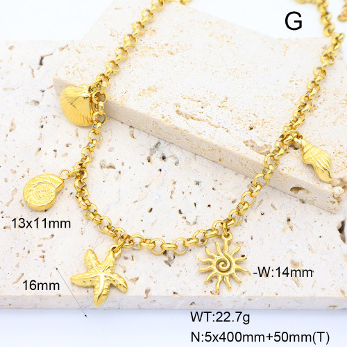 6N2005094vihb-908  Stainless Steel Necklace  nostock