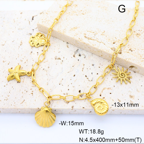 6N2005096biib-908  Stainless Steel Necklace  nostock