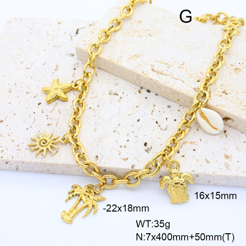 6N3001828aija-908  Stainless Steel Necklace  nostock