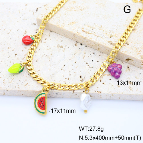 6N3001831vihb-908  Stainless Steel Necklace