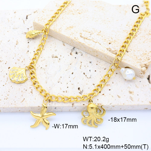 6N3001850ahpv-908  Stainless Steel Necklace  nostock