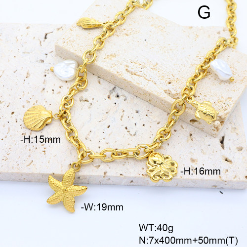 6N3001853aija-908  Stainless Steel Necklace