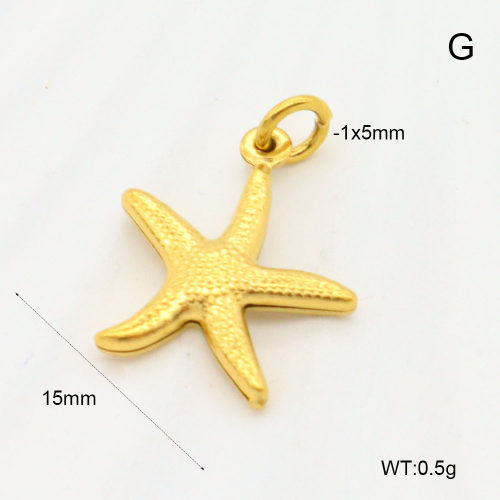 6P2001832vavm-G029  18K PVD  Stainless Steel Pendant  nostock