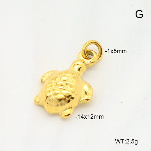 6P2001837aahp-G029  18K PVD  Stainless Steel Pendant  nostock