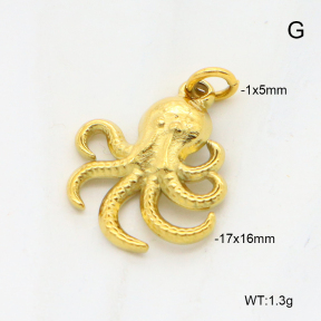 6P2001840aahn-G029  18K PVD  Stainless Steel Pendant