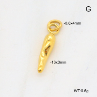 6P2001844aahm-G029  18K PVD  Stainless Steel Pendant