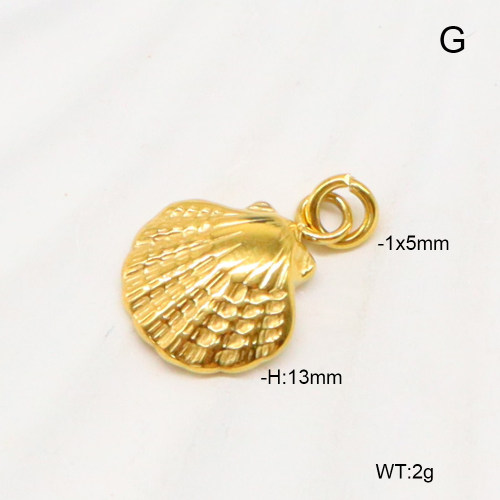 6P2001845aahp-G029  18K PVD  Stainless Steel Pendant  nostock