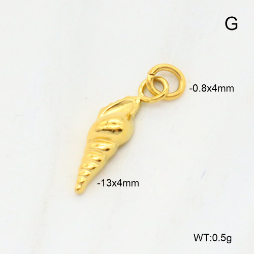 6P2001847aahm-G029  18K PVD  Stainless Steel Pendant  nostock