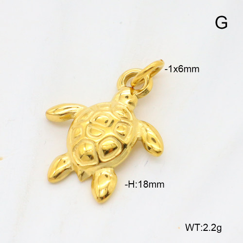 6P2001850aahp-G029  18K PVD  Stainless Steel Pendant  nostock
