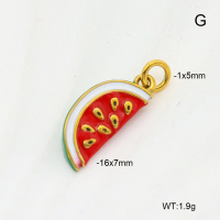 6P3000349vail-766  18K PVD Enamel  Stainless Steel Pendant  nostock