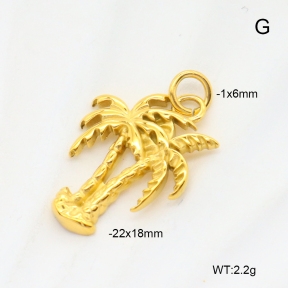 GEP000086aakl-066  18K PVD,Handmade Polished  Stainless Steel Pendant