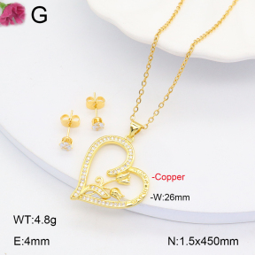 F2S005740bbov-J135  Fashion Copper Sets