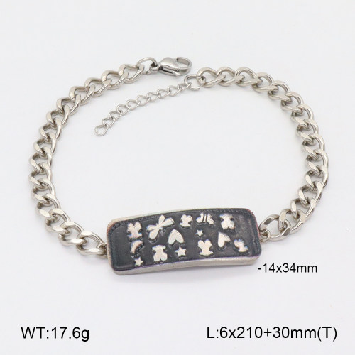TB2001026vhha-393  SS Bear Bracelets