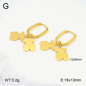 TE2000511vhha-659  SS Bear Earrings