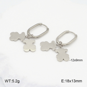 TE2000512vbpb-659  SS Bear Earrings