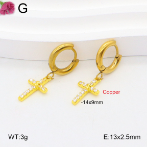 TE2000513vhmv-J82  Fashion Copper Bear Earrings
