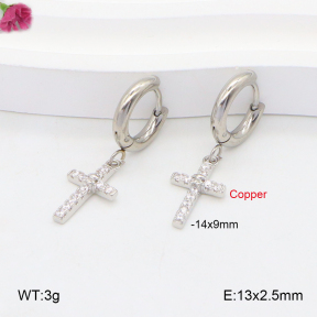 TE2000515ahlv-J82  Fashion Copper Bear Earrings
