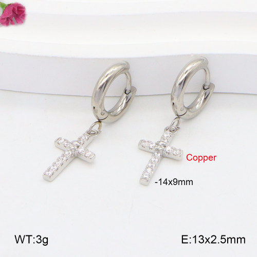 TE2000515ahlv-J82  Fashion Copper Bear Earrings