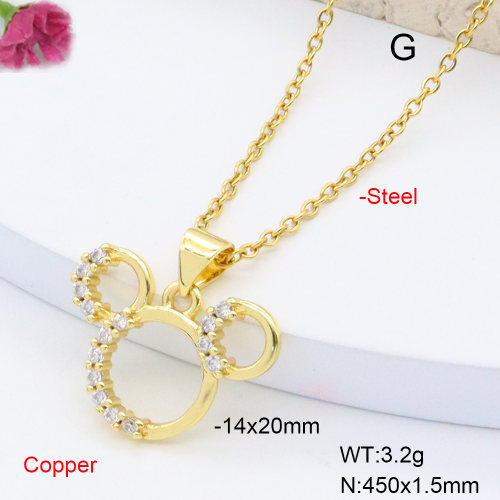 TN6001176vail-L002  Fashion Copper Necklaces