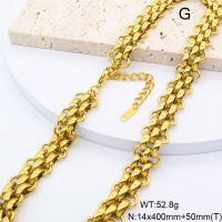 GEN002063bika-066  18K PVD,Handmade Polished  Stainless Steel Necklace  BC25070206N    nostock