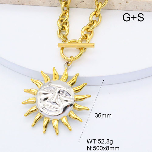 GEN002069ahlv-066  18K PVD,Handmade Polished  Stainless Steel Necklace  BC25070213N-PS    nostock