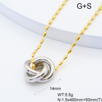 GEN002072bhva-066  18K PVD,Handmade Polished  Stainless Steel Necklace  BC25060171N-1    nostock