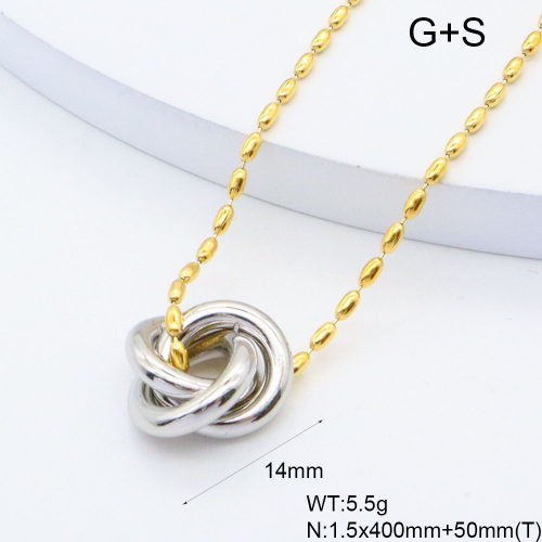 GEN002072bhva-066  18K PVD,Handmade Polished  Stainless Steel Necklace  BC25060171N-1    nostock