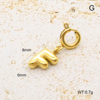 GEP000035aajo-066  18K PVD,Handmade Polished  Stainless Steel Pendant  BC24070889-F  nostock
