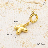GEP000040aajo-066  18K PVD,Handmade Polished  Stainless Steel Pendant  BC24070889-K  nostock