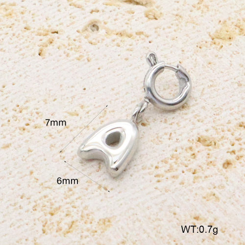 GEP000056vajj-066  Handmade Polished  Stainless Steel Pendant  BC24070889P-S-A  nostock