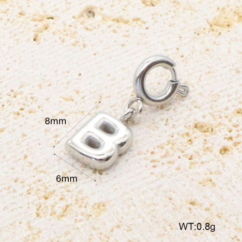GEP000057vajj-066  Handmade Polished  Stainless Steel Pendant  BC24070889P-S-B  nostock