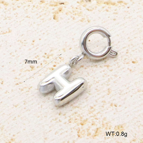 GEP000063vajj-066  Handmade Polished  Stainless Steel Pendant  BC24070889P-S-H  nostock