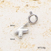 GEP000066vajj-066  Handmade Polished  Stainless Steel Pendant  BC24070889P-S-K  nostock