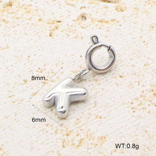 GEP000066vajj-066  Handmade Polished  Stainless Steel Pendant  BC24070889P-S-K  nostock